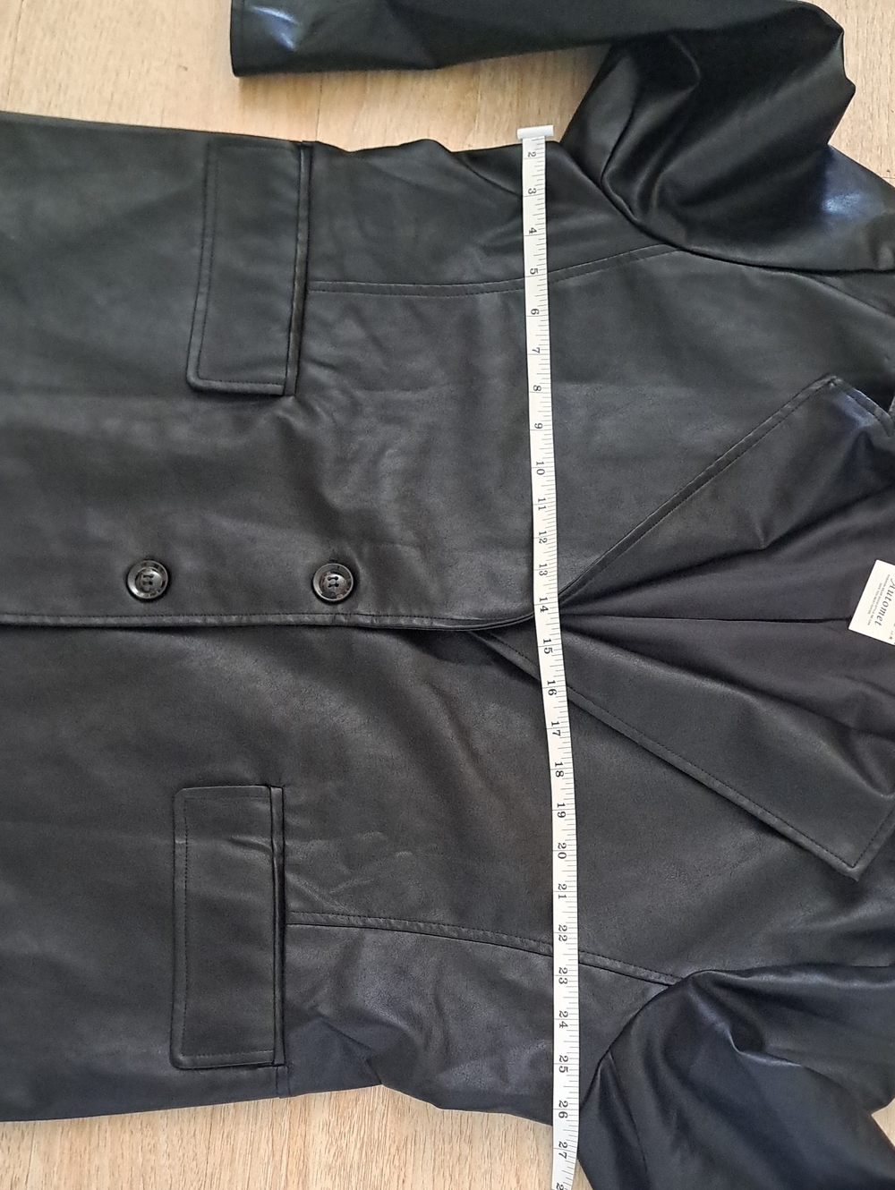 AUTOMET Women's Leather Jackets Black Tailored Blazer - Picture 8 of 13